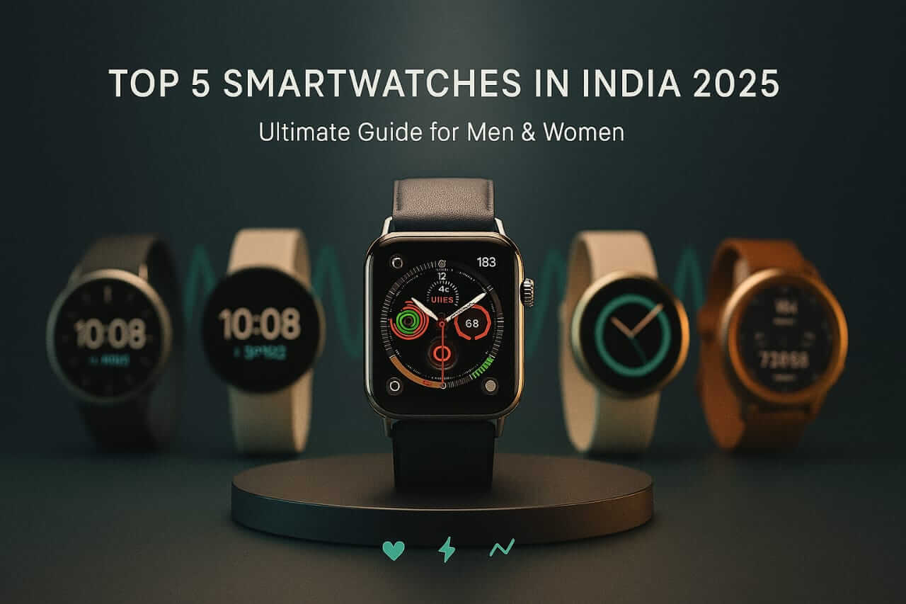 Top 5 Smartwatches in India 2025: Ultimate Guide for Men & Women